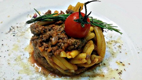 Casarecce al ragù di cervo